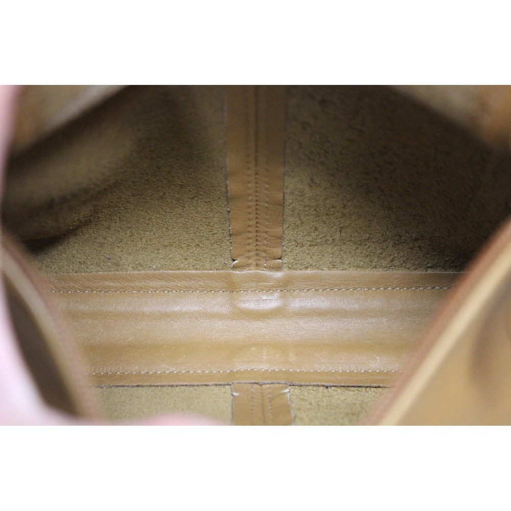 Coach Vintage Leather Shoulder Bag Women's Small Toffee Tan Zip Purse‎ 4104 - Picture 12 of 16